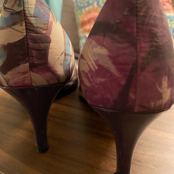 Purple Swirl Anne Klein Size 10 Women’s Heel - Picture 4 of 5